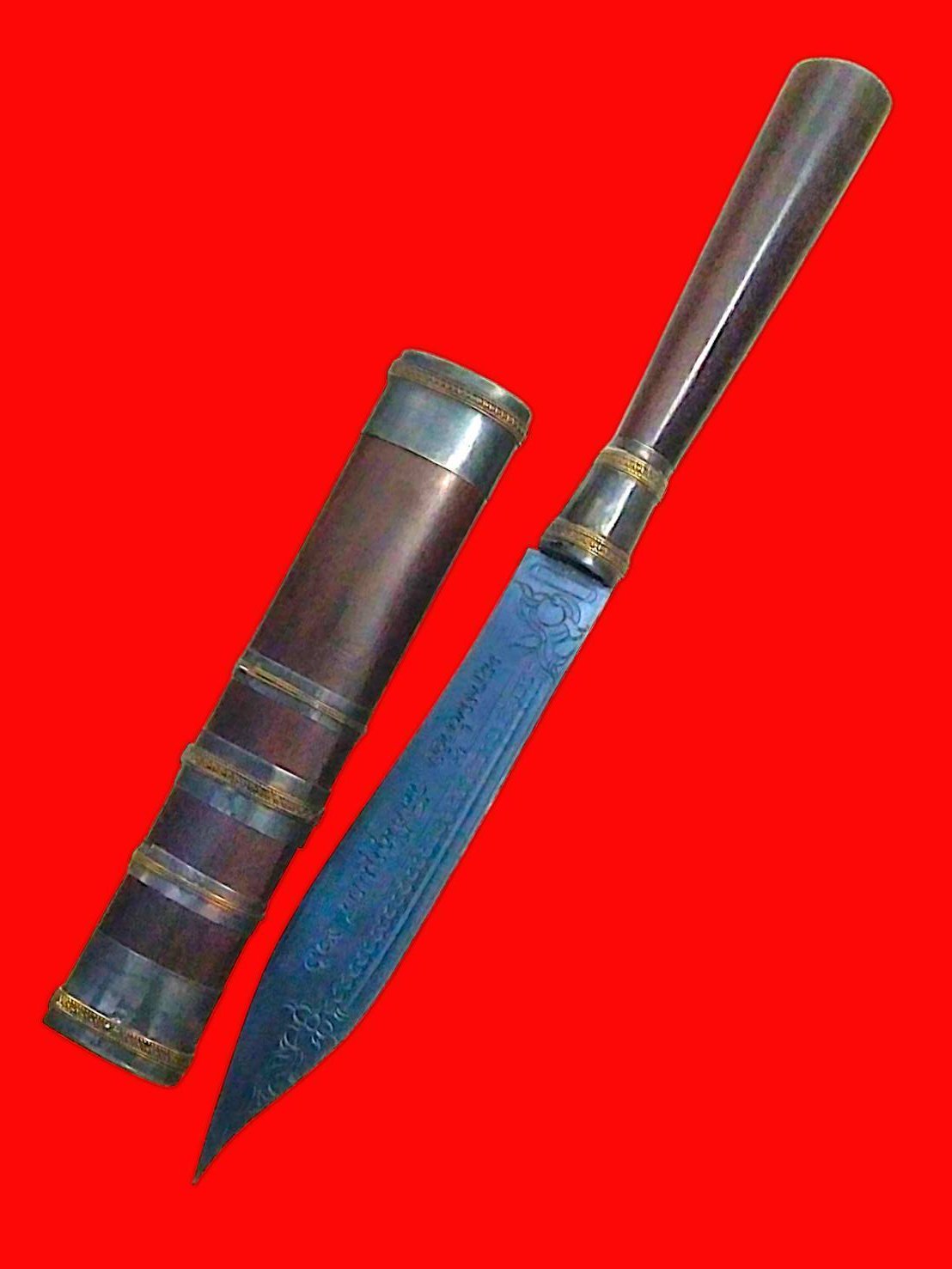 304109 มีดหมอ มีดอาคม  ตอกลาย หลวงพ่อจ้อย  วัดศรีอุทุมพร ปี26 จ.นครสวรรค์ 