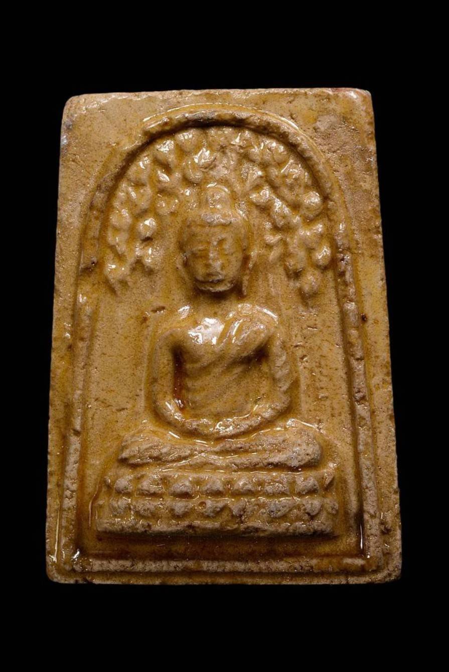 304183 พระสมเด็จพุทธคยา  หลวงปู่โต๊ะ รุ่นเยือนอินเดีย  ปี 2519 วัดประดู่ฉิมพลี เนื้อผง จังหวัดกรุงเทพฯ