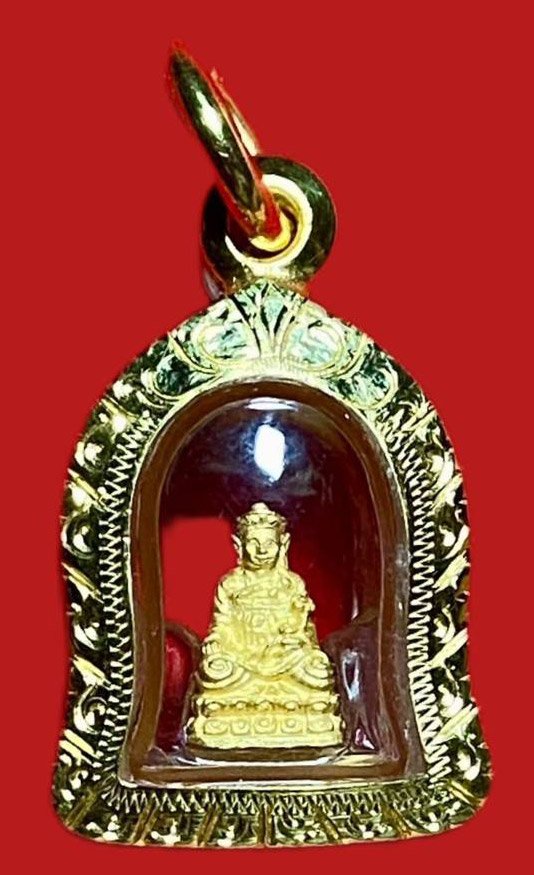 304199 หลวงพ่อเกษม เขมโก  รุ่นชัยลาภ มหามงคล๘๔  ปี2538 เนื้อทองคำ จ.ลำปาง