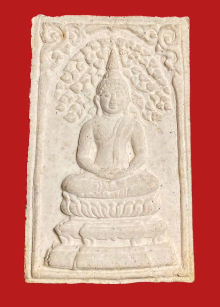 304219 สมเด็จหลวงปู่โต๊ะ  วัดประดู่ฉิมพลี  รุ่นสมเด็จปรกโพธิ์ หลังข้าวสารดำ  ปี 2516 เนื้อผง กทม.