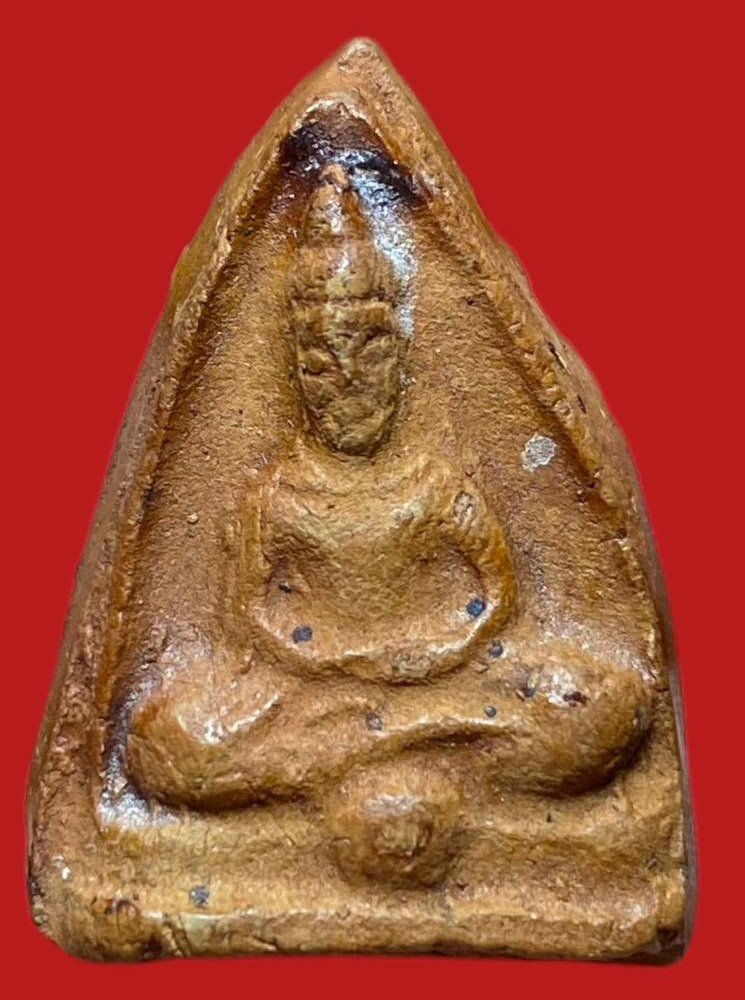 304262 คุณแม่บุญเรือน  วัดสัมพันธวงศ์    พระโพธิจักร เนื้อดิน  ปี2499 กทม.