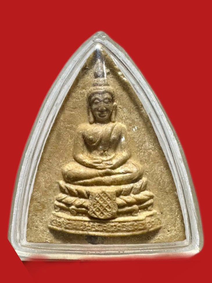 304264 พระผงหลวงปู่โต๊ะ  วัดประดู่ฉิมพลี  พิมพ์กลีบบัวใหญ่  ปี2521 เนื้อเกสร กทม.