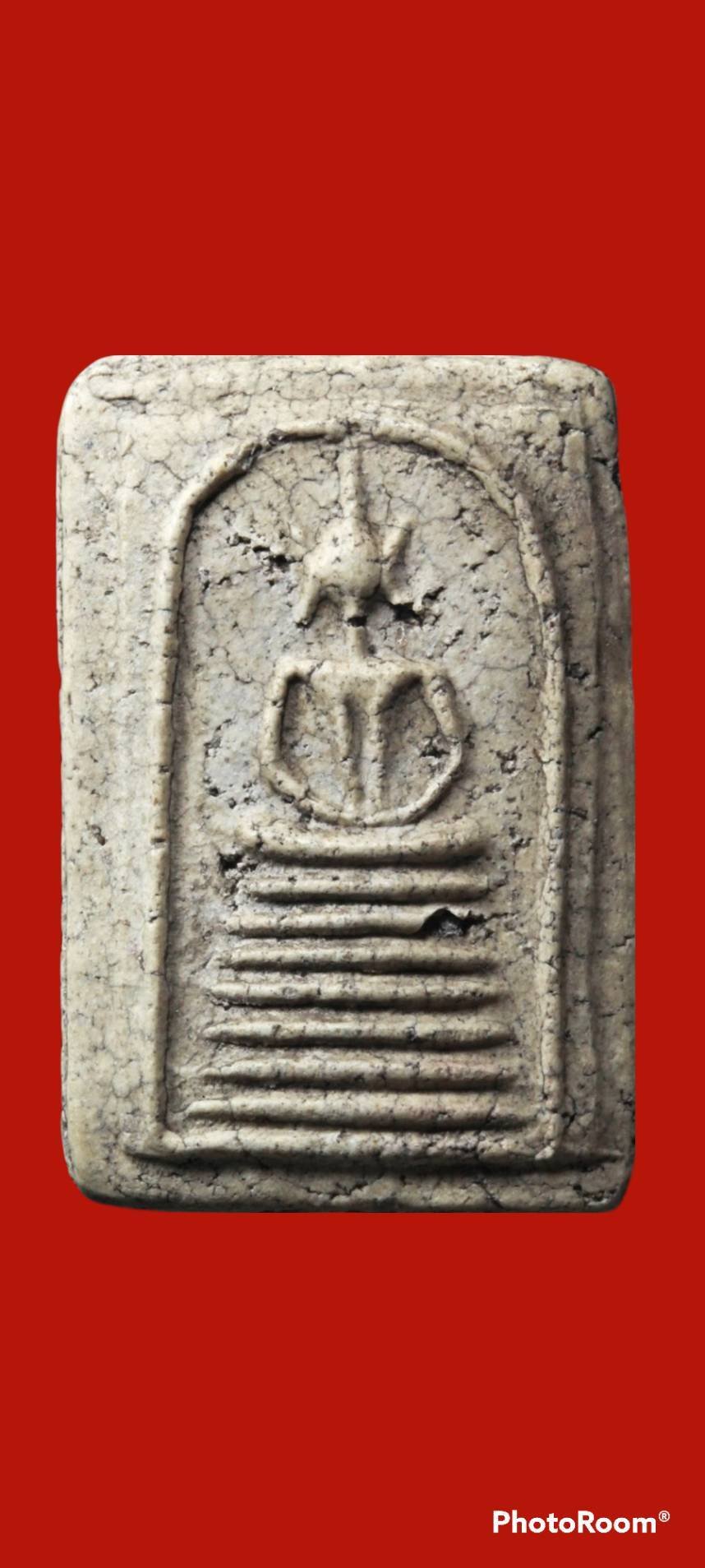 (295852) ล็อกเก็ตเซียนแปะโรงสี รุ่นแรก ปี 2519 พิมพ์กลมเล็ก จังหวัดปทุมธานี