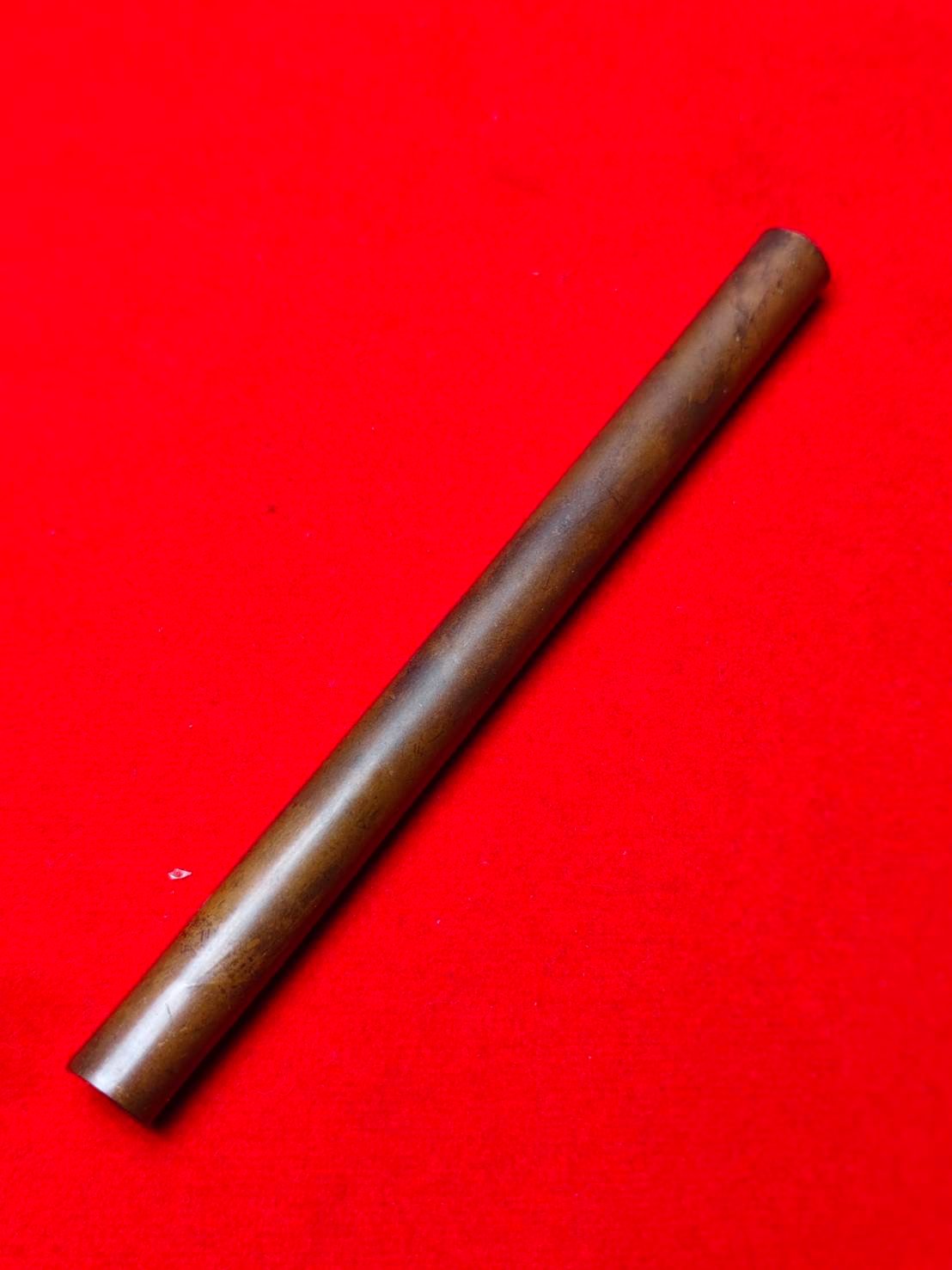 304304 ตะกรุดหนุนดวง คู่วิรุณจำบัง   เนื้อทองแดง  สร้างปี 2515-2521  หลวงพ่อกวย วัดโฆสิตาราม  (บ้านแค)  จ.ชัยนาท