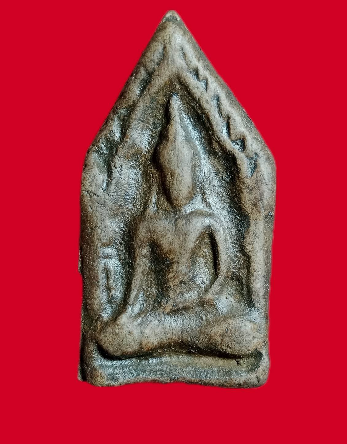  302347 ขุนแผนแข้งหมอน เนื้อดินผสมทรายเสก  (บล๊อคนิยม) ปี 2500 หลวงพ่อกวย  วัดโฆสิตาราม จ.ชัยนาท