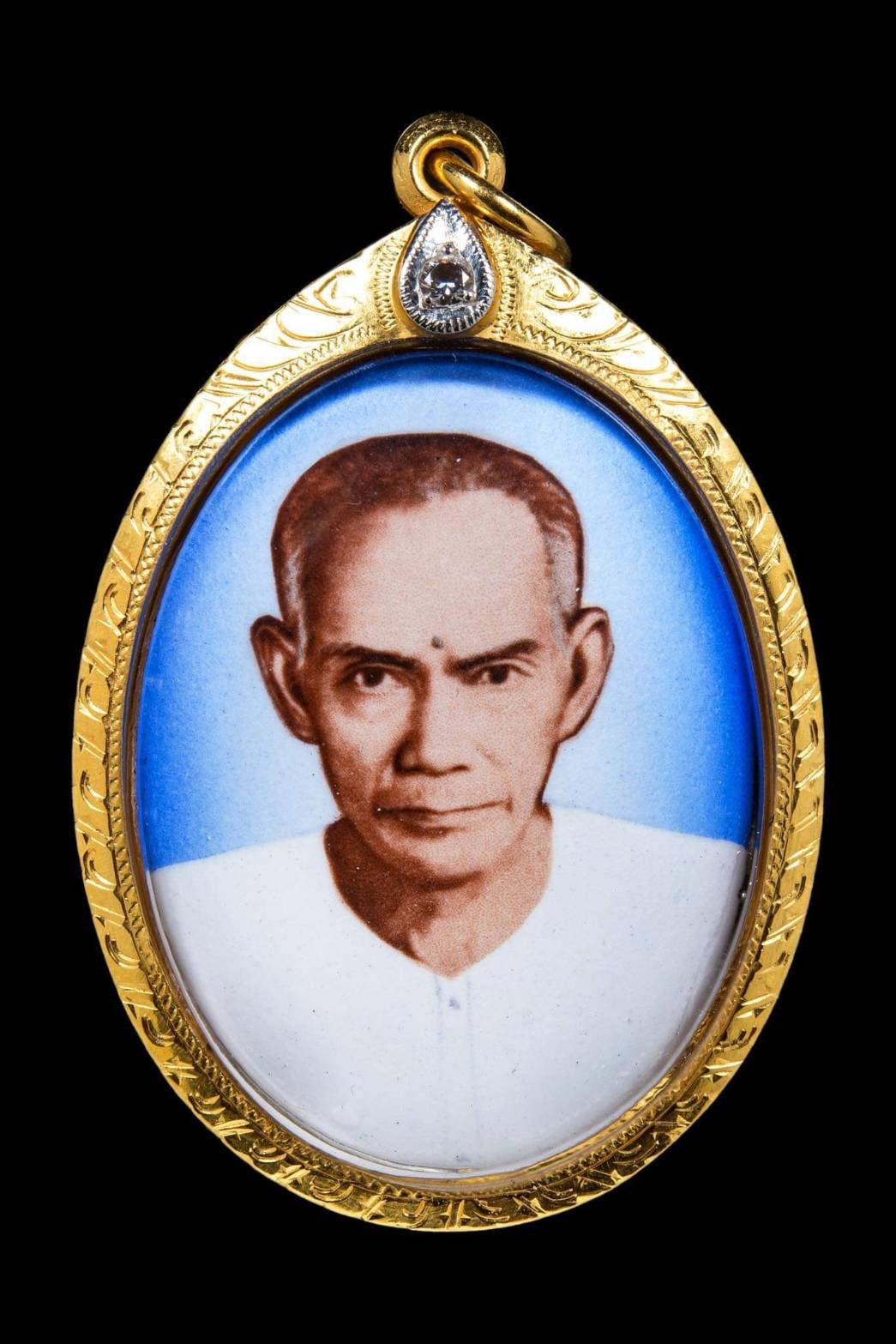  (295870) เหรียญหยดน้ำรุ่นแรก เซียนแปะโรงสี (อ.โง้วกิมโคย) ปีพ. ศ. 2522 จังหวัดปทุมธานี 