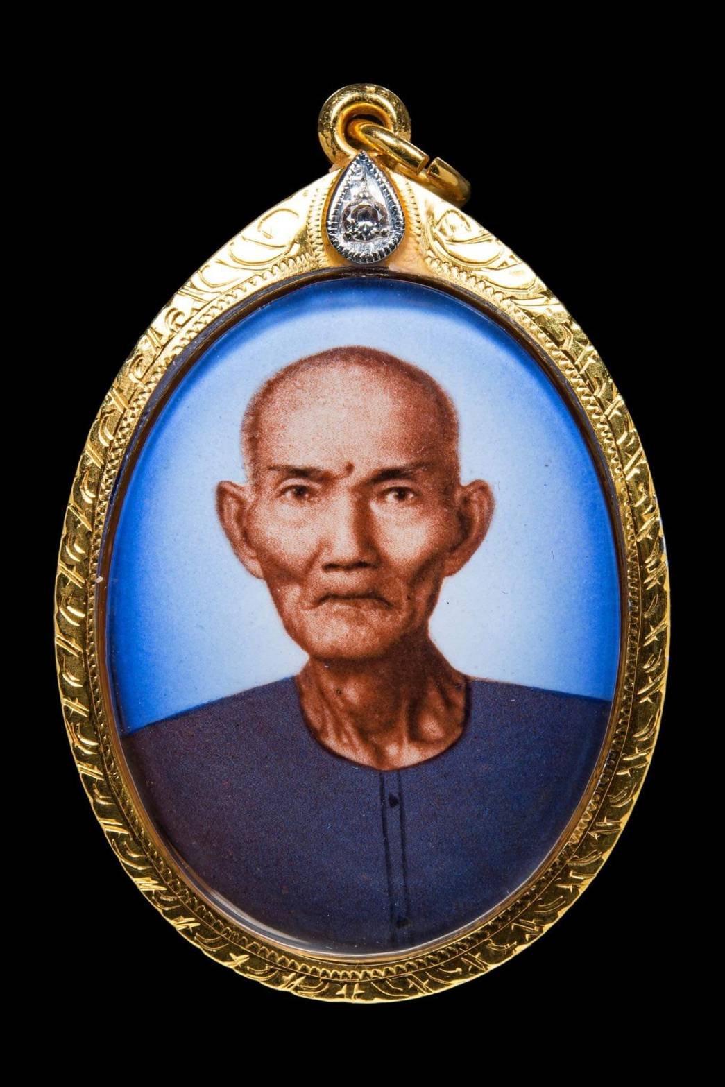 296874 ผ้ายันต์ฟ้าประทานพร  เขียนมือ 1กาทอง  เซียนแปะโรงสี ปี11-18  วัดศาลเจ้าจังหวัดปทุมธานี 