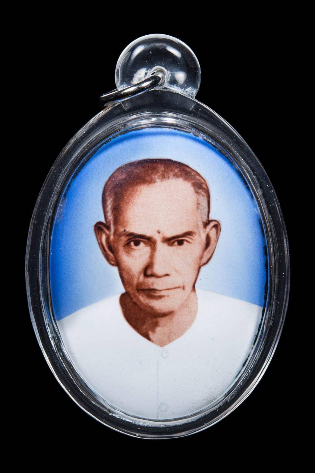 (295879) รูปเหมือน แปะโรงสี ตั้งหน้ารถ ไต๋ก๋งเรือปี2522 เนื้อโลหะ จังหวัดปทุมธานี