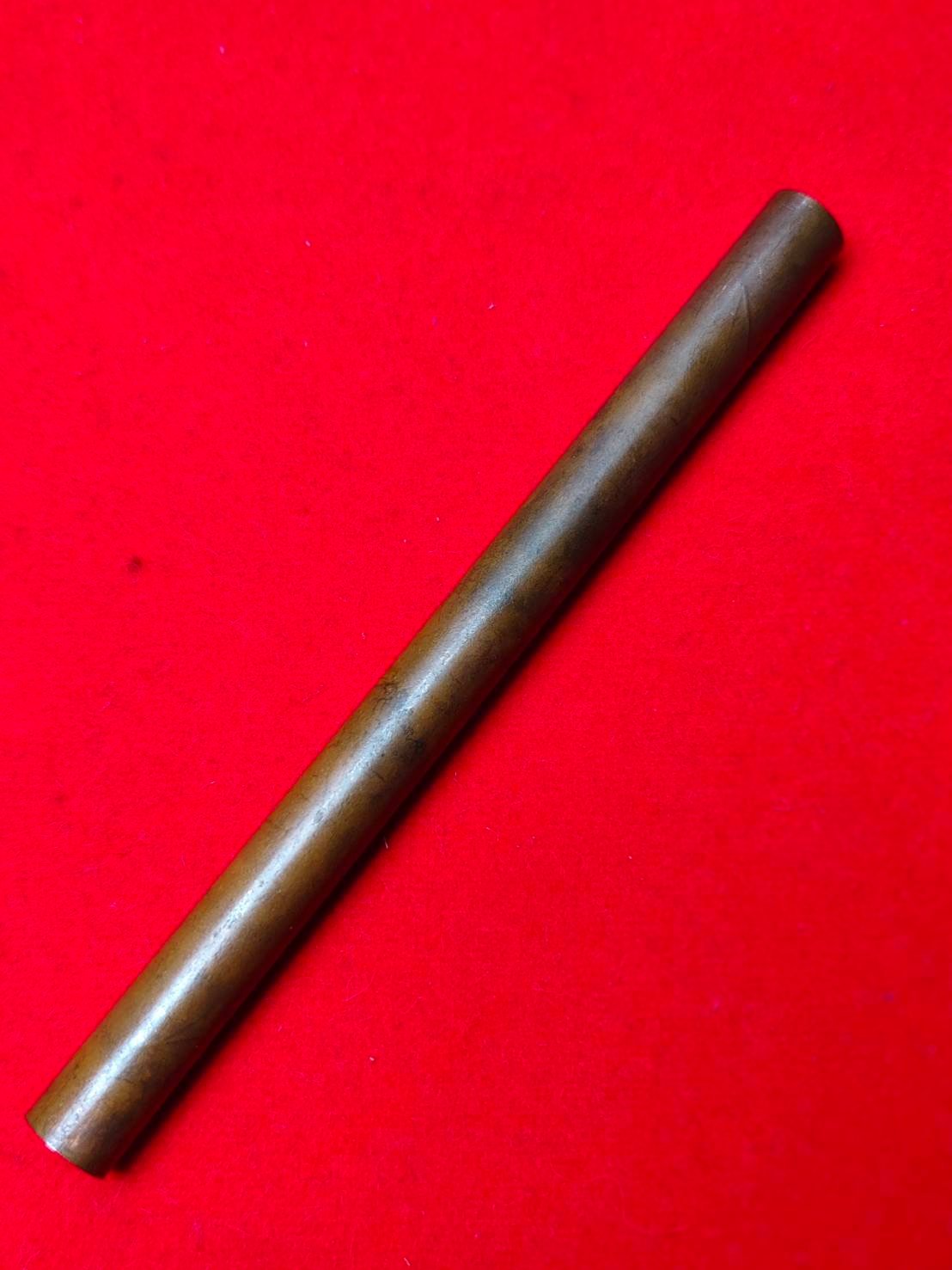 304494 ตะกรุดหนุนดวงคู่ วิรุณจำบัง เนื้อทองแดง  สร้างปี 2515-2521  หลวงพ่อกวย วัดโฆสิตาราม  (บ้านแค) จ.ชัยนาท 