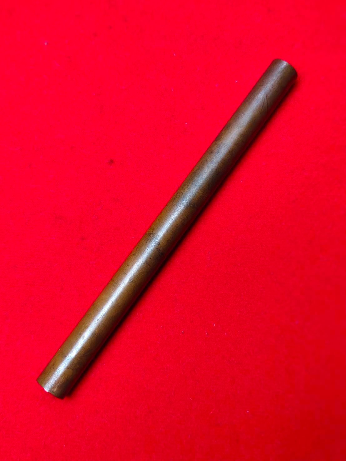 304495 ตะกรุดหนุนดวงคู่ วิรุณจำบัง เนื้อทองแดง  สร้างปี 2515-2521  หลวงพ่อกวย วัดโฆสิตาราม  (บ้านแค) จ.ชัยนาท 