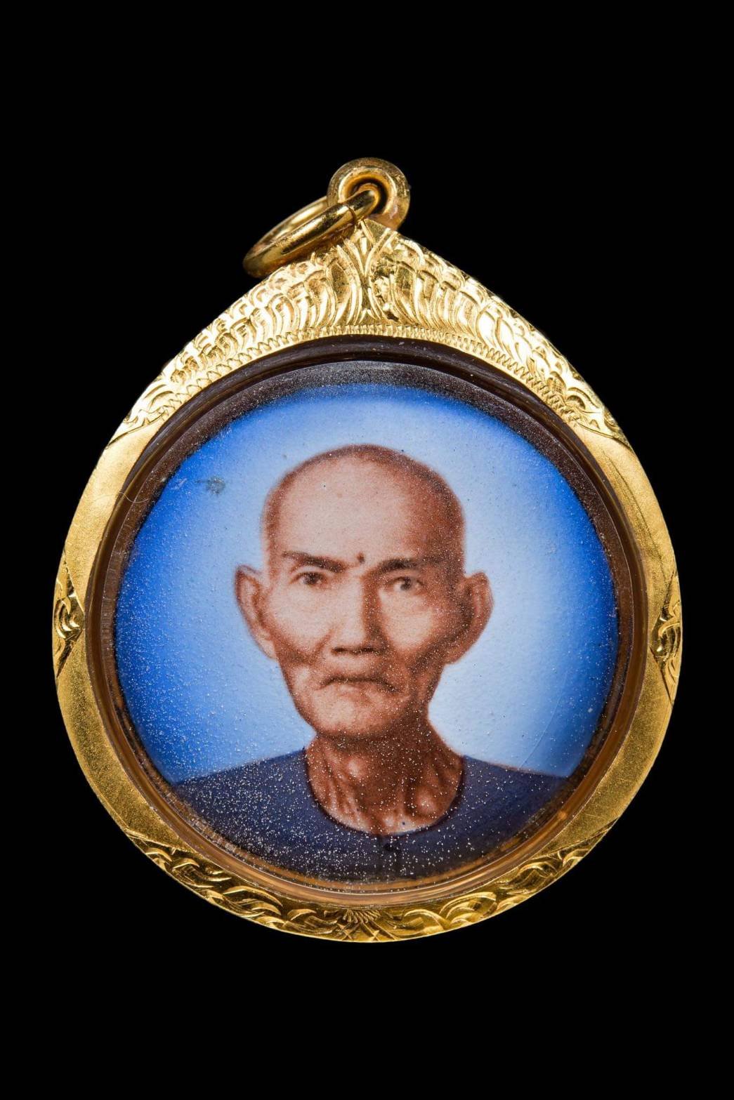  296904 เรชิ่นมังกรคู่ เซียนแปะโรงสี ปี2523 สีงาช้าง  วัดศาลเจ้า จังหวัดปทุมธานี