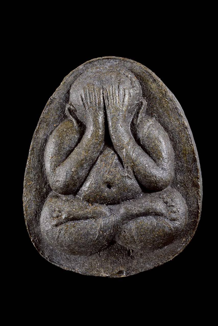 304601 พระปิดตาหลวงปู่โต๊ะ ยันต์ดวงเล็ก  วัดประดู่ฉิมพลี ปี 2521 ถึง 2523  เนื้อผง จ.กรุงเทพมหานคร