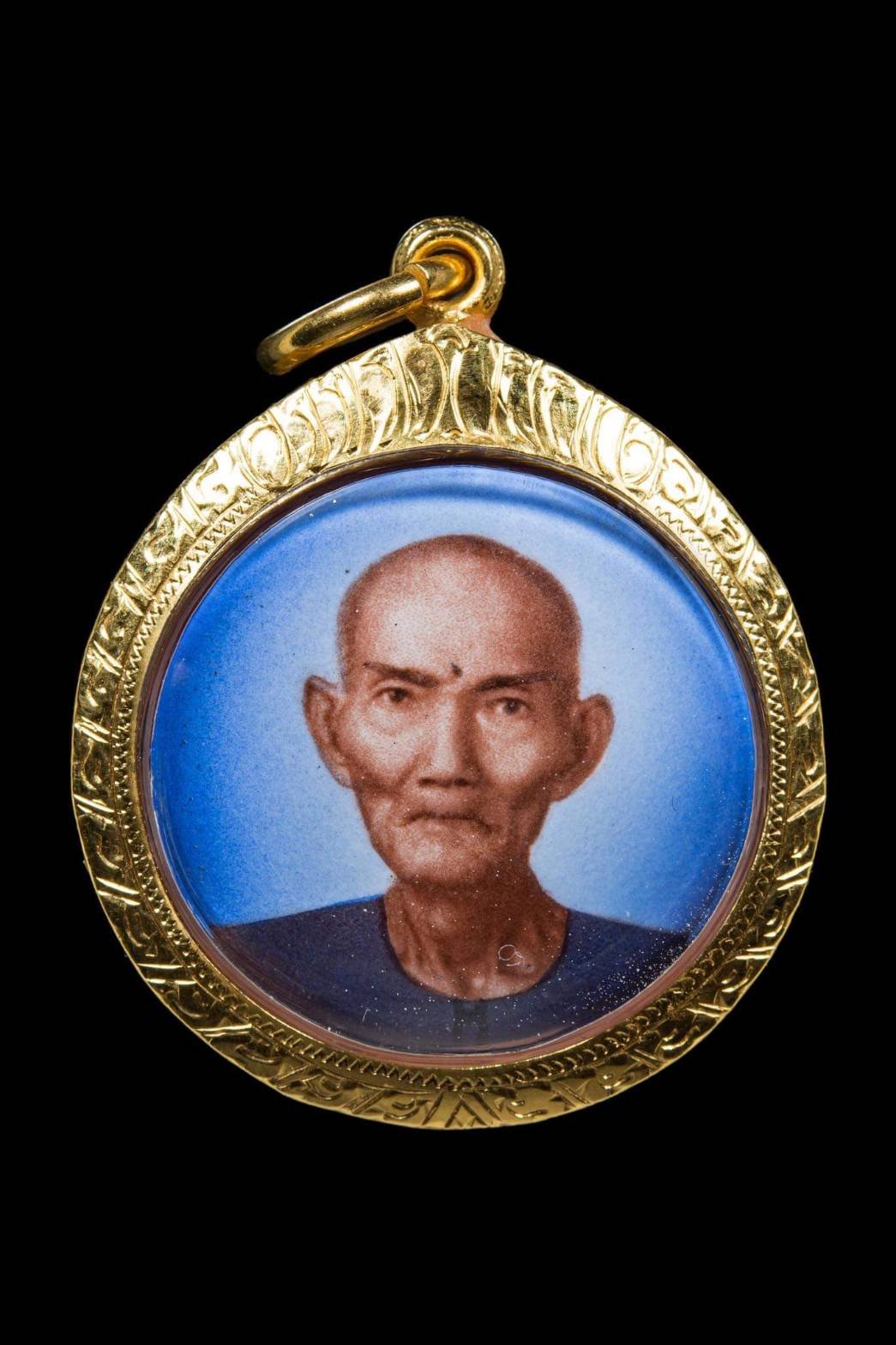 296959 ผ้ายันต์ธงมังกร(แดง) เซียนแปะโรงสี  โง้วกิมโคย ก่อนปี 2519  วัดศาลเจ้า จ.ปทุมธานี