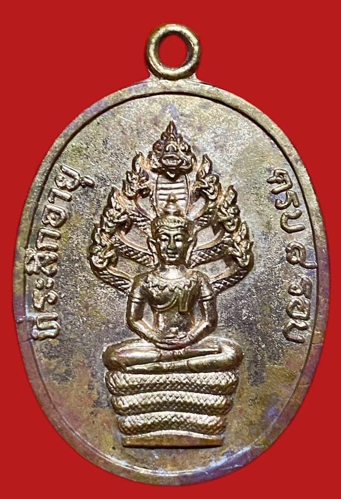 304644 เหรียญหลวงปู่ทิม  วัดละหารไร่  พิมพ์ ปรก 8รอบ  ปี 2518 ทองแดง  จ.ระยอง 