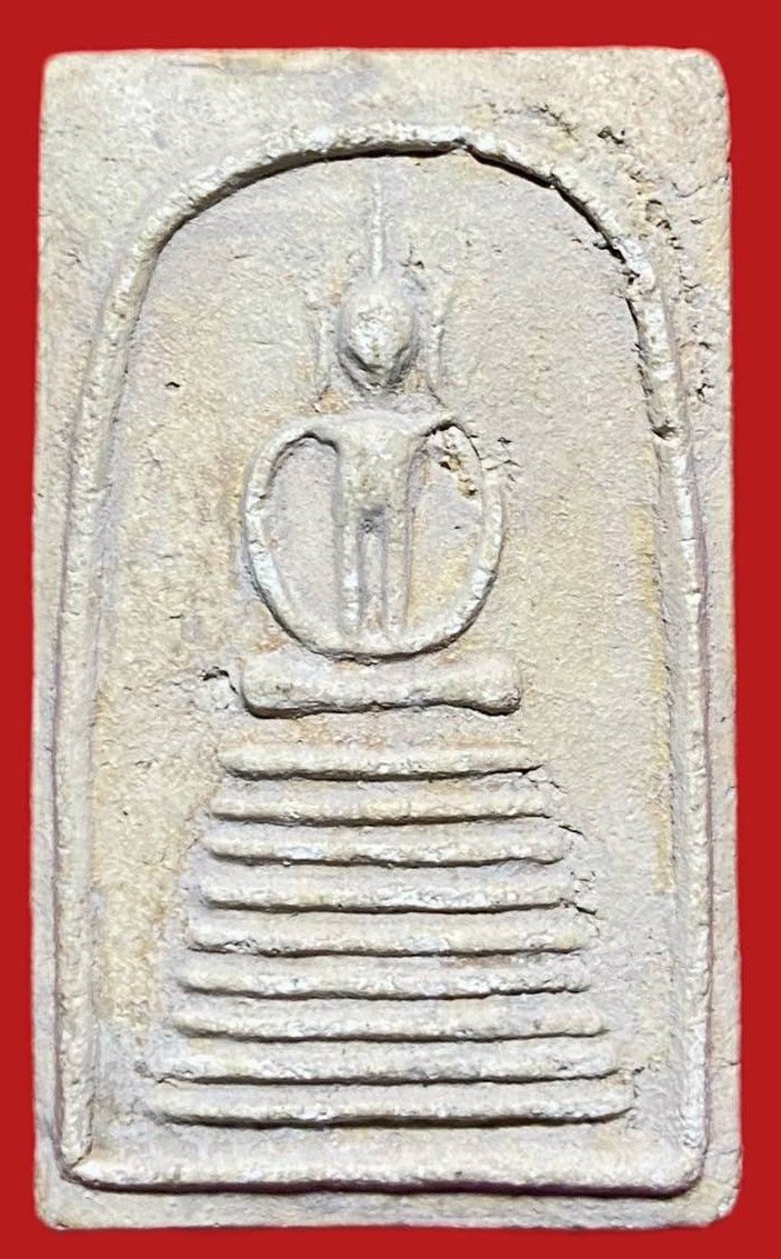 304666 สมเด็จ9ชั้น หลวงปู่โต๊ะ  วัดประดู่ฉิมพลี  พิมพ์อกตรง  ปี2514 เนื้อผง กทม.