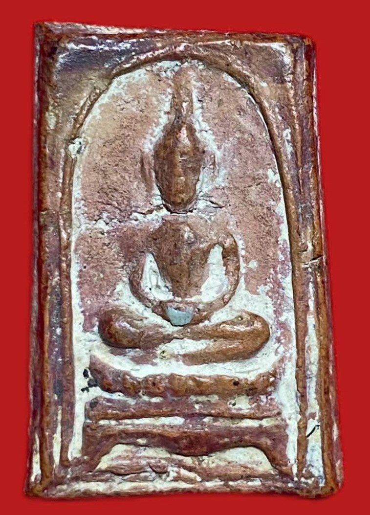 304674 หลวงปู่โต๊ะ วัดประดู่ฉิมพลี  พระสมเด็จขาโต๊ะ  เนื้อผสมชานหมาก  ปี2468 กทม.